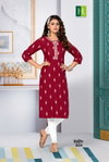 Rockstar Vol 2 By H Dot Heavy Bombay Rayon Printed Kurtis Wholesale Market In Surat